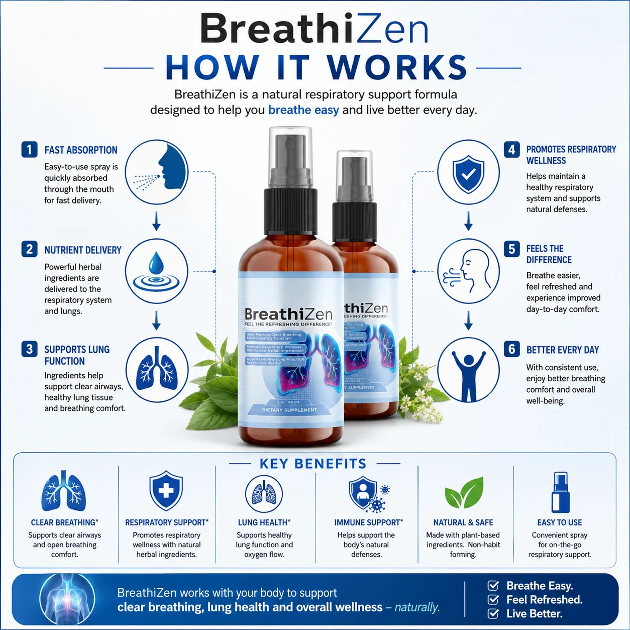BreathiZen™ How It Works Infographic